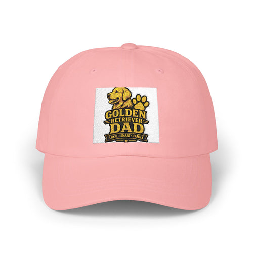 Golden Retriever Dad Cap - Embroidered 'Golden Retriever Dad' Baseball Hat for Dog Lovers, Father's Day Gift