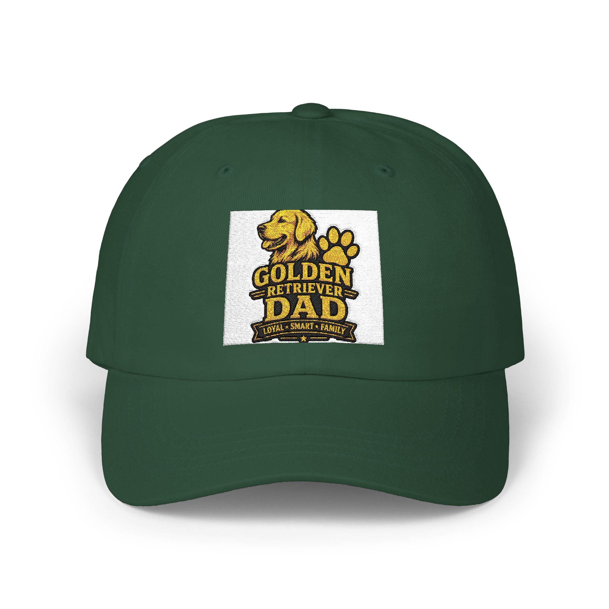 Golden Retriever Dad Cap - Embroidered 'Golden Retriever Dad' Baseball Hat for Dog Lovers, Father's Day Gift