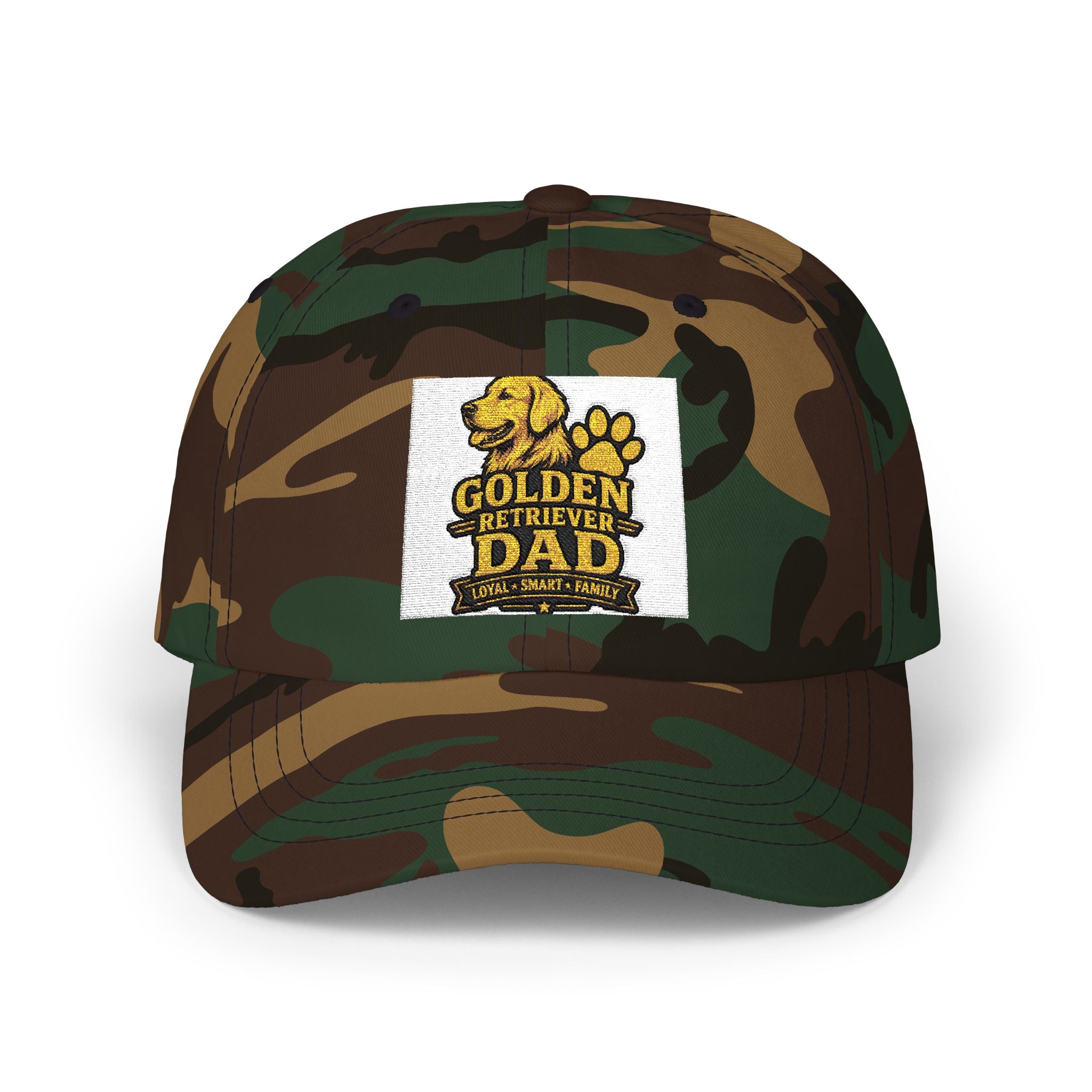 Golden Retriever Dad Cap - Embroidered 'Golden Retriever Dad' Baseball Hat for Dog Lovers, Father's Day Gift