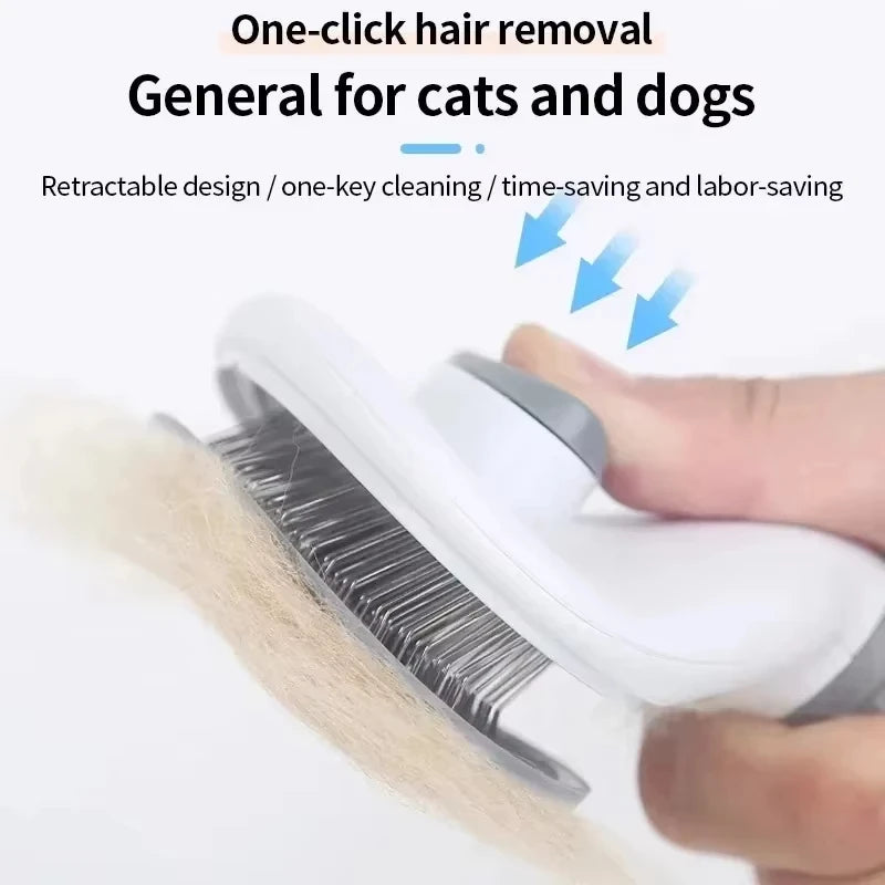 PawVibe One-Click Self Cleaning Pet Brush