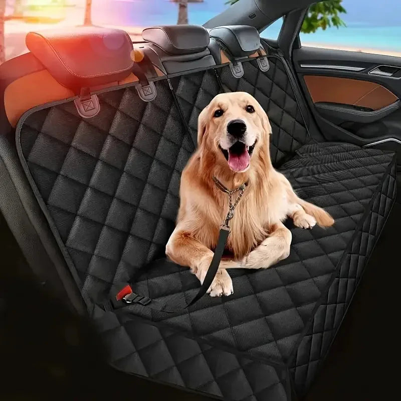 PawVibe Premium Waterproof Dog Car Seat Cover - Universal Fit