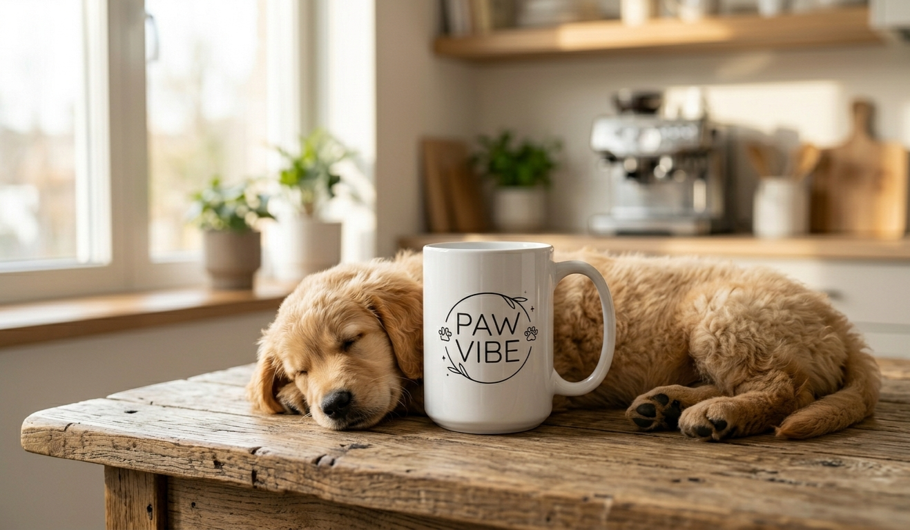 PawVibe Custom Pet Photo Mug – Your Favorite Vibe on a Mug!